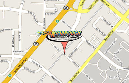 Map to Kimbrough Racing Products